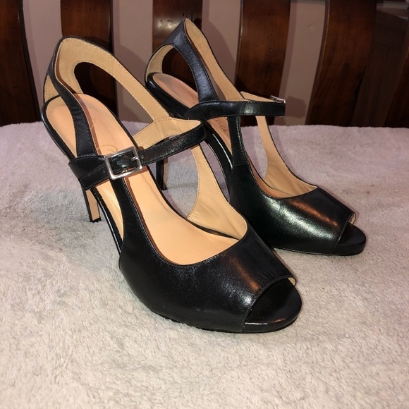 JOAN OLOFF Gigi Mary Jane High-Heel Sandals Sz 8.5 - Picture 2 of 12